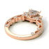 Modern Geometric Diamond Gold Engagement Ring - Beverly No. 2 image 6