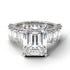 Luxury Emerald Cut Diamond Engagement Ring - Nadia No. 3