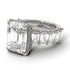 Luxury Emerald Cut Diamond Engagement Ring - Nadia No. 3