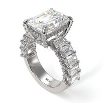Luxury Emerald Cut Diamond Engagement Ring - Nadia No. 3 image 1