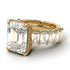 Luxury Emerald Cut Diamond Engagement Ring - Nadia No. 1 image 2