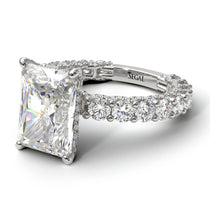 TY- Down payment -4Ct Radiant Cut Diamond Engagement Ring - Serenity No. 3 image 1