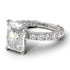 TY- Down payment -4Ct Radiant Cut Diamond Engagement Ring - Serenity No. 3 image 1