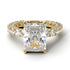 4Ct Radiant Cut Diamond Engagement Ring - Serenity No. 1