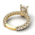 4Ct Radiant Cut Diamond Engagement Ring - Serenity No. 1