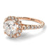 Modern Diamond Cushion Cut Engagement Ring - Uma No. 2 image 2