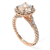 Modern Diamond Cushion Cut Engagement Ring - Uma No. 2 image 1