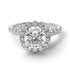 Modern Diamond Cushion Cut Engagement Ring - Uma No. 3