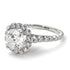 Modern Diamond Cushion Cut Engagement Ring - Uma No. 3 image 2