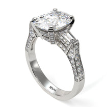 Exclusive Handmade Diamond Geometrical Engagement Ring - Yolanda No. 3 image 1