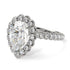 Halo Pear Diamond Pave Engagement Ring - Ingrid No. 3 image 1