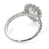 Halo Pear Diamond Pave Engagement Ring - Ingrid No. 3 image 4