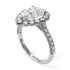 Halo Pear Diamond Pave Engagement Ring - Ingrid No. 3