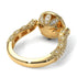 Milgrain Halo Pave Diamond Engagement Ring - Mabel No. 1 image 4
