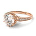 Diamond Milgrain Engagement Ring - Yara No. 2
