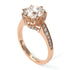Diamond Milgrain Engagement Ring - Yara No. 2