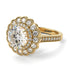 Diamond Double Halo Cathedral Engagement Ring - Deirdre No. 1 image 3