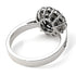 Black Diamond Round Halo Engagement Ring - Unity No. 39 image 4