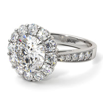 Diamond Round Halo Engagement Ring - Unity No. 3 image 1