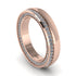 1.2Ct Diamond Double Halo Wedding Band - Lux No. 2