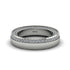 1.2Ct Diamond Double Halo Wedding Band - Lux No. 3