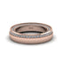 1.2Ct Diamond Double Halo Wedding Band - Lux No. 2