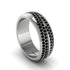 1.4Ct Black Diamond Eternity Wedding Ring - Merritt No. 39
