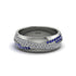 1.4Ct Diamond & Sapphire Eternity Wedding Ring - Merritt No. 63 image 2