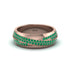 1.4Ct Emerald Eternity Wedding Ring - Merritt No. 20 image 2
