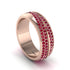 1.4Ct Ruby Eternity Wedding Ring - Merritt No. 56 image 1