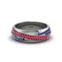 1.4Ct Ruby & Sapphire Eternity Wedding Ring - Merritt No. 72 image 2