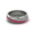 1.4Ct Ruby & Diamond Eternity Wedding Ring - Merritt No. 12 image 3