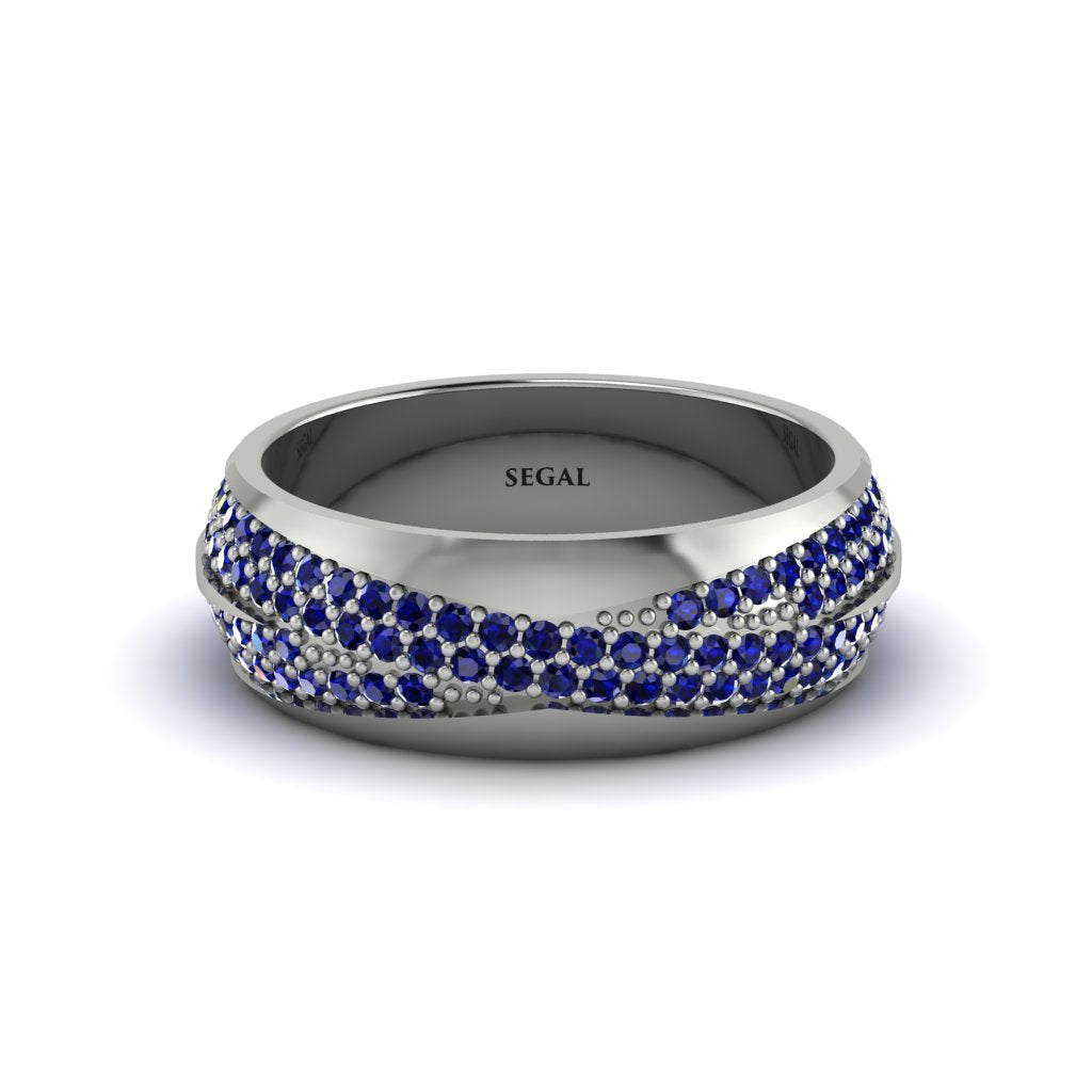 1.4Ct Sapphire Eternity Wedding Ring - Merritt No. 75