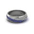 1.4Ct Sapphire & Diamond Eternity Wedding Ring - Merritt No. 15 image 3