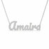 Gold Name Necklace – Amaira | 14K Solid Gold