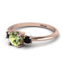 Classic Three Stone Peridot Engagement Ring - Valentina No. 708 image 3