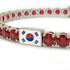 Ruby Tennis Bracelet with South Korea Flag no. 12 image 4