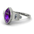 Marquise Bezel Amethyst Ring - Juliana No. 303