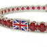 Ruby Tennis Bracelet with United Kingdom Flag no. 12 image 3
