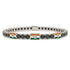 Black Diamond Tennis Bracelet with India Flag no. 9