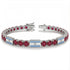 Ruby Tennis Bracelet with Argentina Flag no. 12