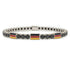 Black Diamond Tennis Bracelet with Germany Flag no. 9 image 1