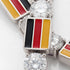Diamond Tennis Bracelet with Germany Flag no. 3