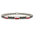 Black Diamond Tennis Bracelet with Poland Flag no. 9