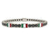 Black Diamond Tennis Bracelet with Mexico Flag no. 9