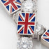 Diamond Tennis Bracelet with United Kingdom Flag no. 3 image 3