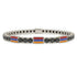 Black Diamond Tennis Bracelet with Armenia Flag no. 9