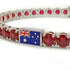 Ruby Tennis Bracelet with Australia Flag no. 12