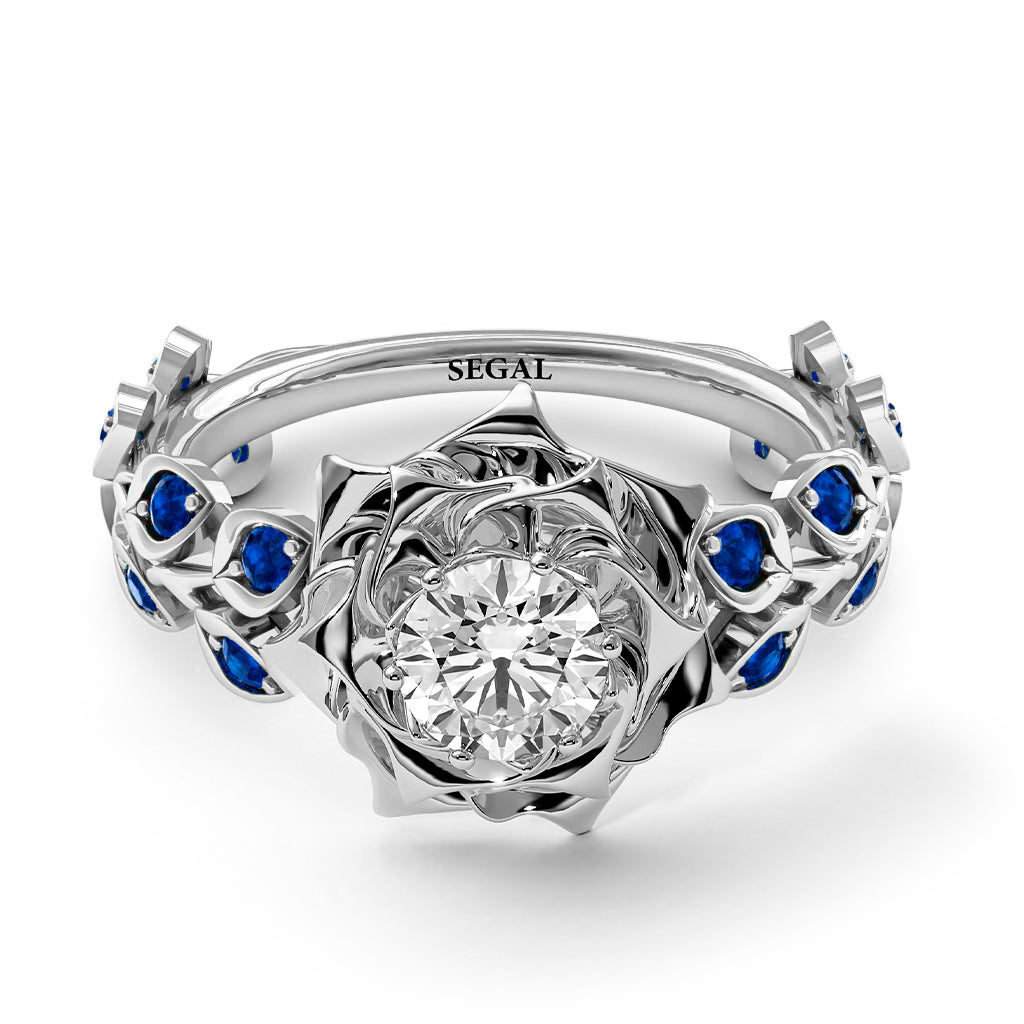 Rose Flower And Leaves - Diana no. 18