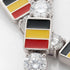Diamond Tennis Bracelet with Belgium Flag no. 3